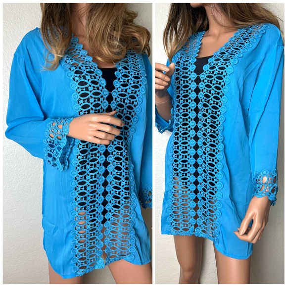 Swimsuit Bikini Cover Up Beachwear - Picture 2 of 10